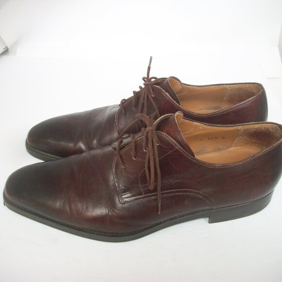 Magnanni Melo Simple Dark Brown Leather Lace-Up Oxfords/Derby Shoes main image 9